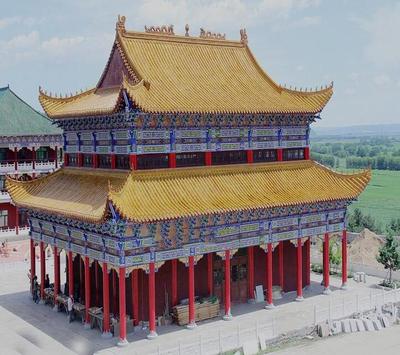 仿古大殿施工方案-撫順?lè)鹿糯蟮?景諾園林